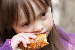 alimentação síndrome down