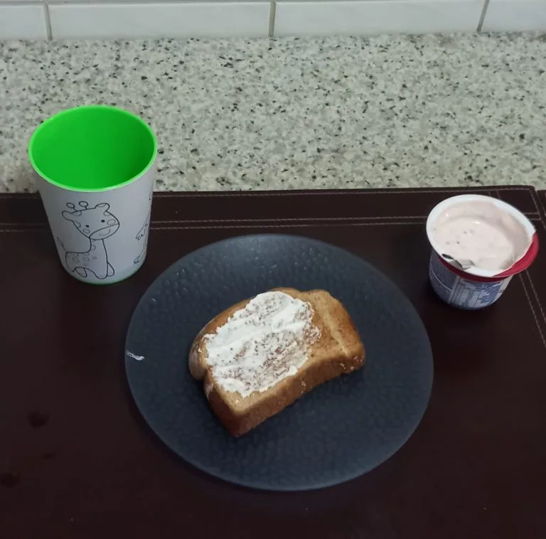 Café da manhã pré-escolar