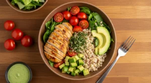 Cardápio equilibrado planejado pela nutricionista em Ibirapuera