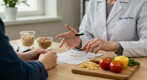Consulta personalizada com nutricionista especializada