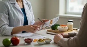 Consulta personalizada com nutricionista especializada
